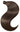 Chocolate Dark Brown clip-in ponytail extensions, 35–55 cm, 100% human hair – Rubin Extensions®