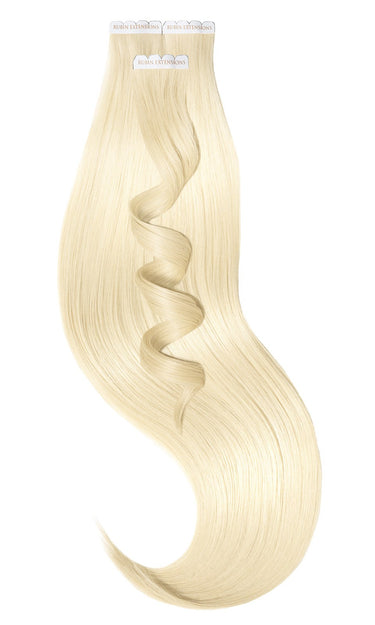 Golden Blonde Excellence Line tape-in extensions, 100% human hair, 25–55 cm – Rubin Extensions®