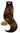 Front view of Chestnut Dark Brown invisible tape-in extensions, Excellence Line, 35–55 cm – Rubin Extensions®