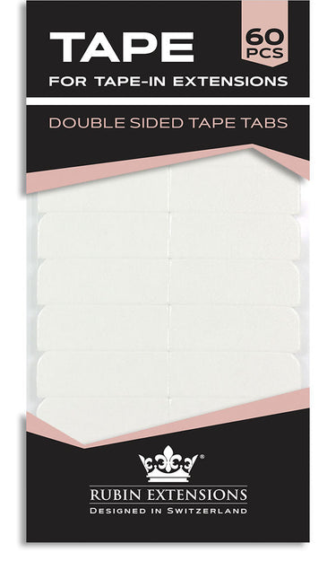 60 Extra Strong double-sided replacement tapes for tape-in extensions – Rubin Extensions®