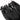 Close-up of individual Black microring strands, glossy Remy human hair – Rubin Extensions®