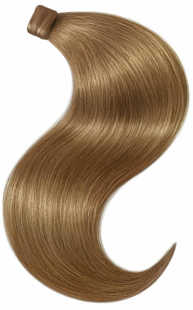 Light Brown Caramel ponytail extensions, Remy human hair, lengths from 35 to 55 cm – Rubin Extensions®