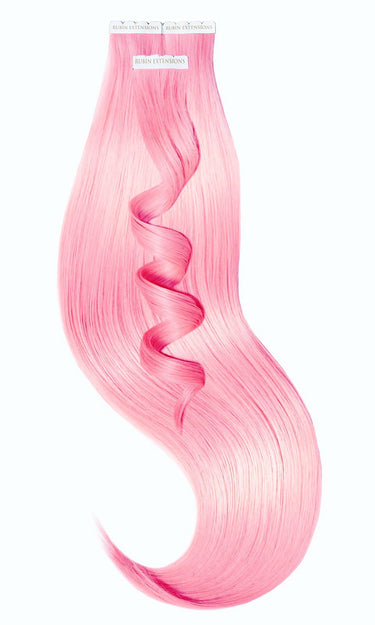 Rose Pastel strand detail, Pro-Deluxe Pastel Line tape-in extensions, 25 g human hair – Rubin Extensions®