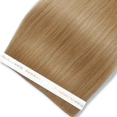 Light Brown Caramel Genius Weft tape-in extensions, Premium Line, high-quality Remy human hair – Rubin Extensions®