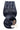 Fanned-out weft set of Black clip-in extensions, Deluxe Line, 100% Remy human hair – Rubin Extensions®