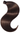 Chestnut Dark Brown ponytail extensions, 100% human hair, lengths from 35 to 55 cm – Rubin Extensions®