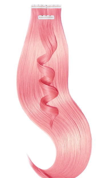 Pink Pro-Deluxe Line tape-in extensions, Fashion Color Edition, 41 to 51 cm – Rubin Extensions®