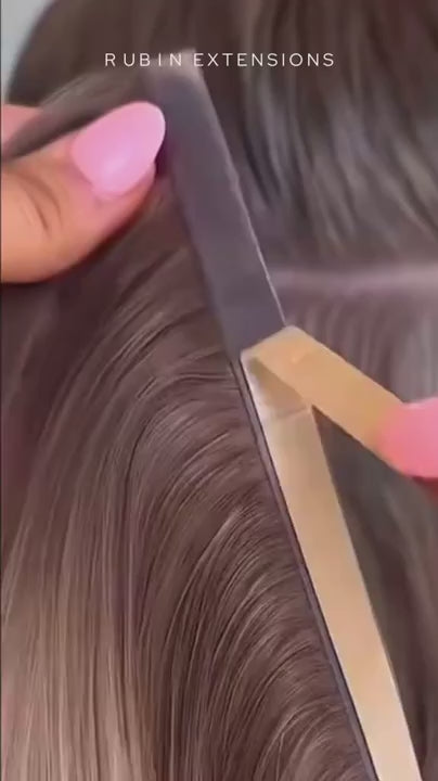 How to apply hair weft extensions